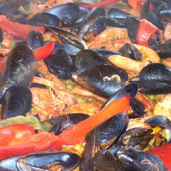 Paella celebrates the bounty of Spain's oceans and farms