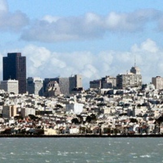 A view of the San Francisco skyline.
