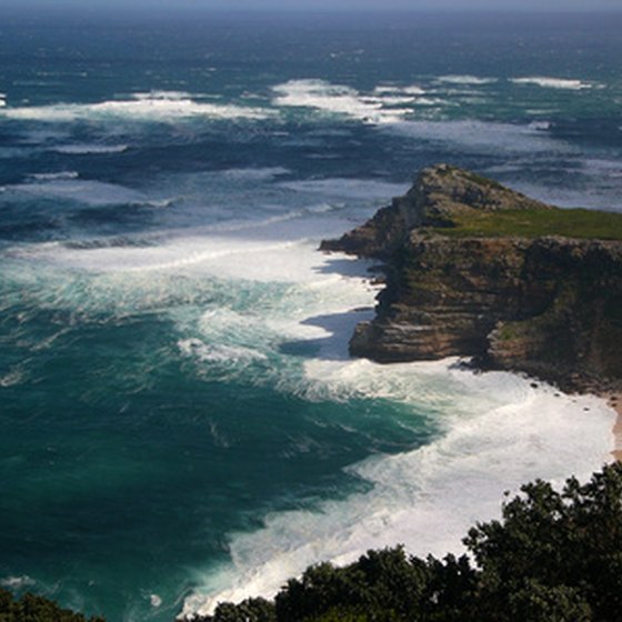 The Cape of Good Hope is one of Africa's most southerly points.