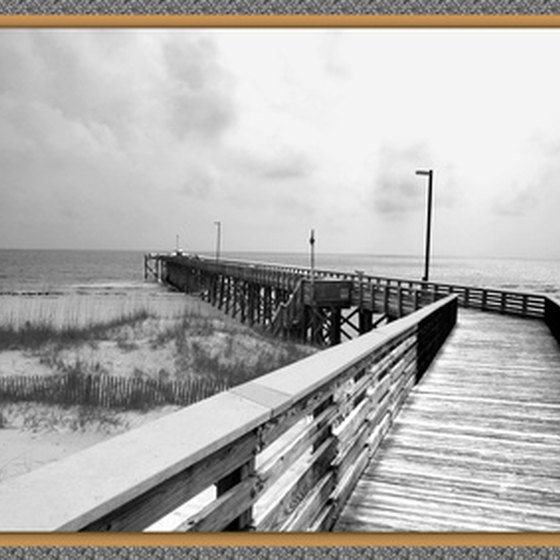 The Panama City boardwalk is one of the Florida panhandle resort town's signature landmarks.