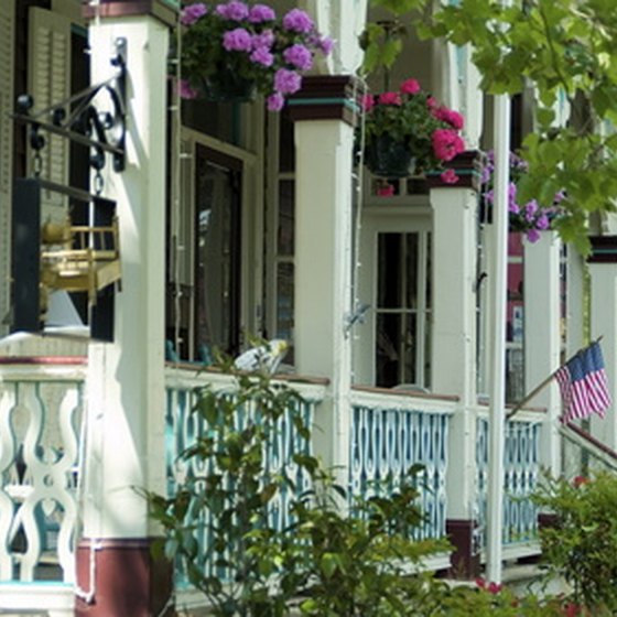 Bed and breakfasts are popular accommodations at Geneva on the Lake