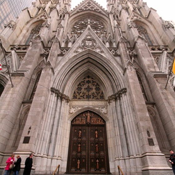 The New York Palace hotel is just steps from St. Patrick's Cathedral.