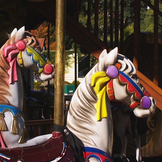 The carousel at Blackbeard's is just one of many activities for kids in Fresno.