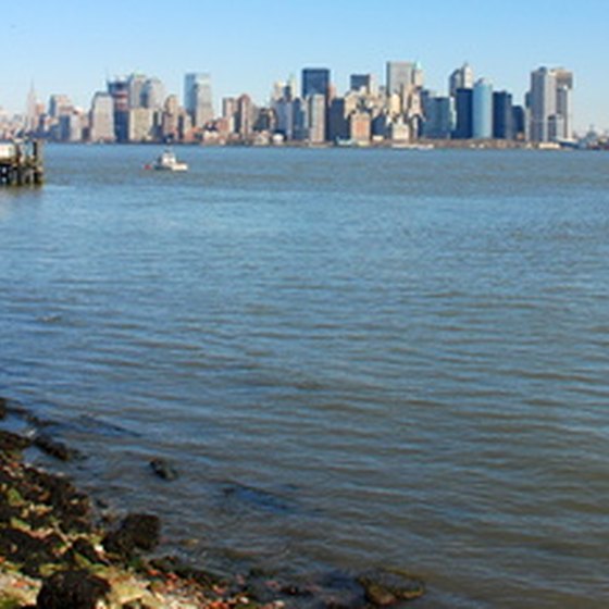 A view of New York City from Piermont