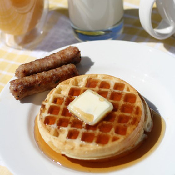 Many bed and breakfasts serve a gourmet breakfast.