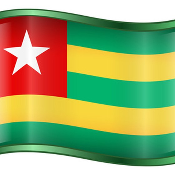 The flag of Togo.