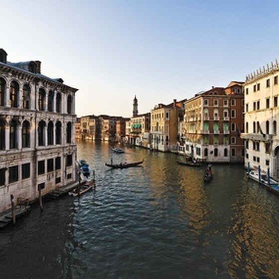 The canals of Venice are one of Italy's most popular tourist attractions.