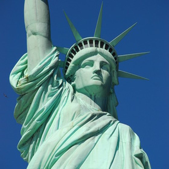 The Statue of Liberty is a New York landmark.