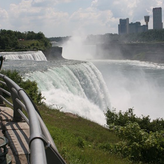Niagara Falls draws tourists from around the globe.