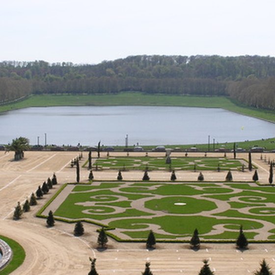 The gardens of Versailles.
