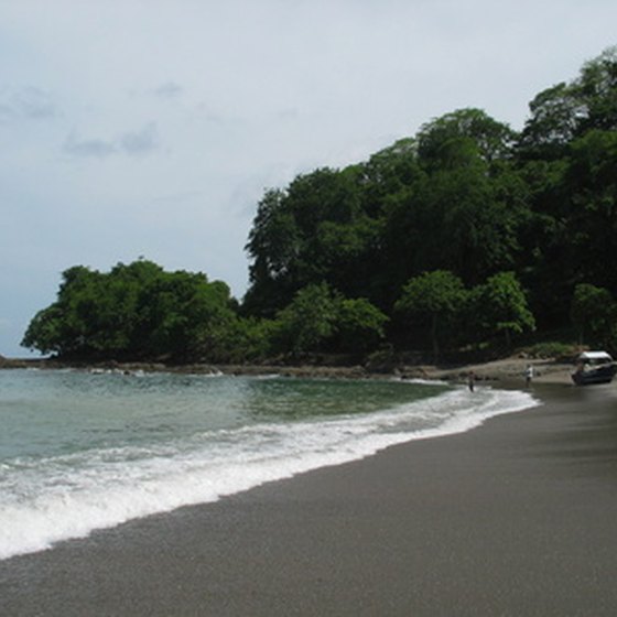 Costa Rica features miles of secluded beaches.