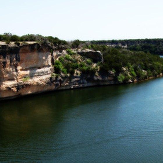 Camping At Possum Kingdom Lake In Texas Usa Today Hell S Gate Rises 110 Feet Out Of Possum Kingdom Lake