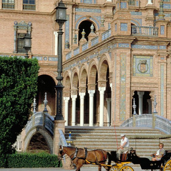 Tours take visitors to the most popular attractions in Seville, Spain.