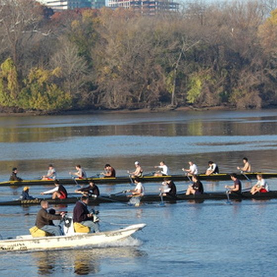 Boating on the Potomac is a popular DC activity.