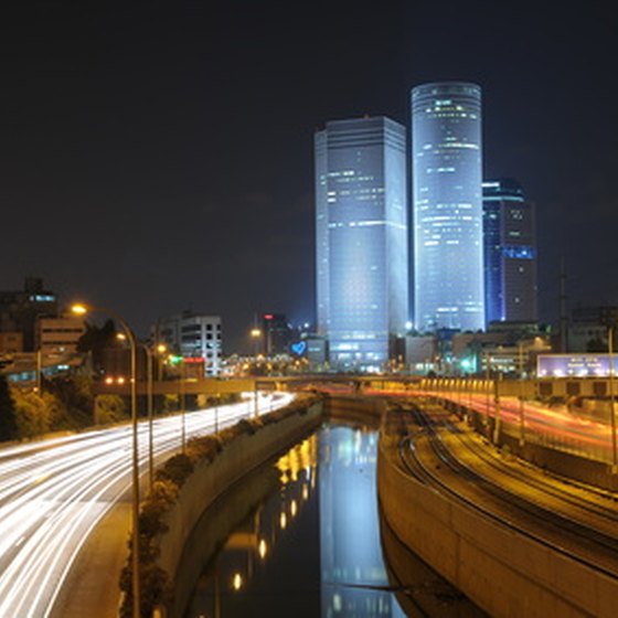 Tel Aviv is known for its lively night life.