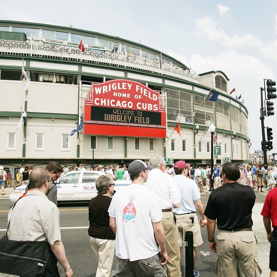 Wrigley Field lends its name to the neighborhood of Wrigleyville, Chicago.