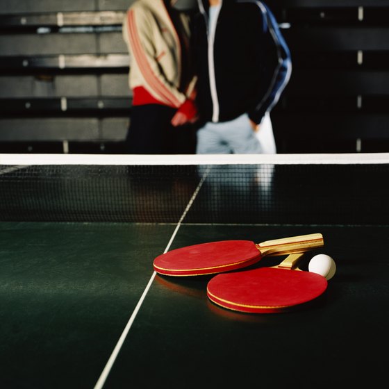 Table tennis is played in several Houston sports bars.