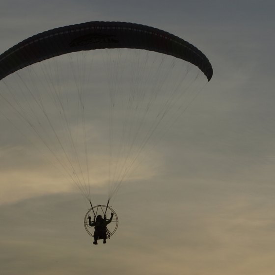 Skydiving is a popular activity in Eloy, Arizona.