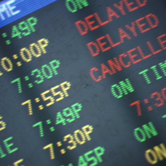 Stay calm when dealing with a canceled flight.