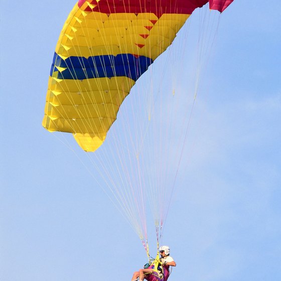 Parasailing in Gulf Shores gives a new meaning to "beach view."