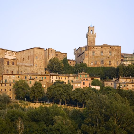 Traveling in a tour bus makes it easy to visit mountain towns like Montepulciano that are off the train route.