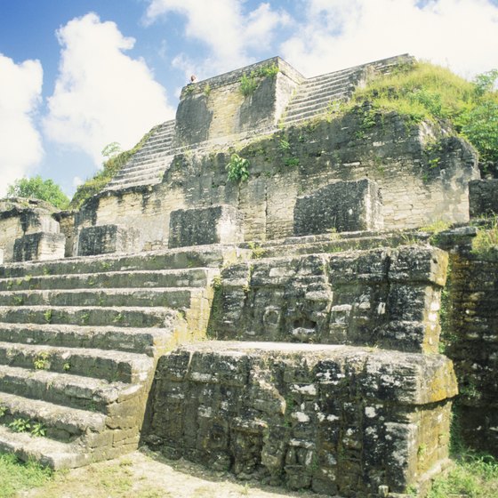 Visit ancient Mayan ruins while your cruise ship is in port at Belize.
