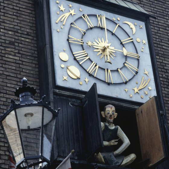 Dusseldorf's old town reveals many quirky sights.