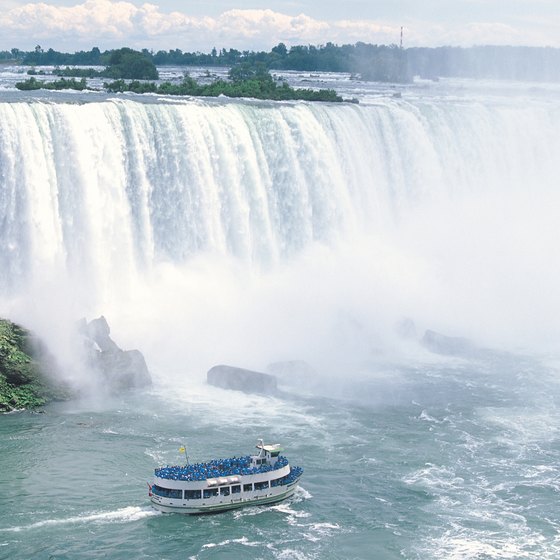 Niagara-on-the-Lake is about 15 miles north of Niagara Falls.