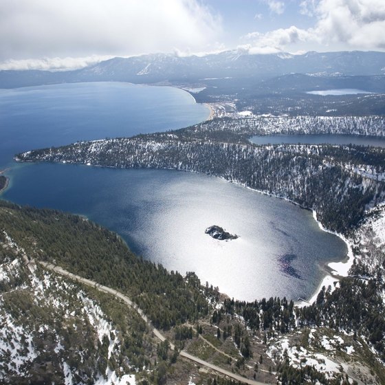 Lake Tahoe, shared with Nevada, may be California's best-known lake.