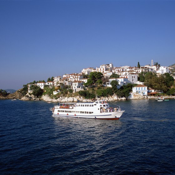 Cruise lines serve Greece's network of islands.