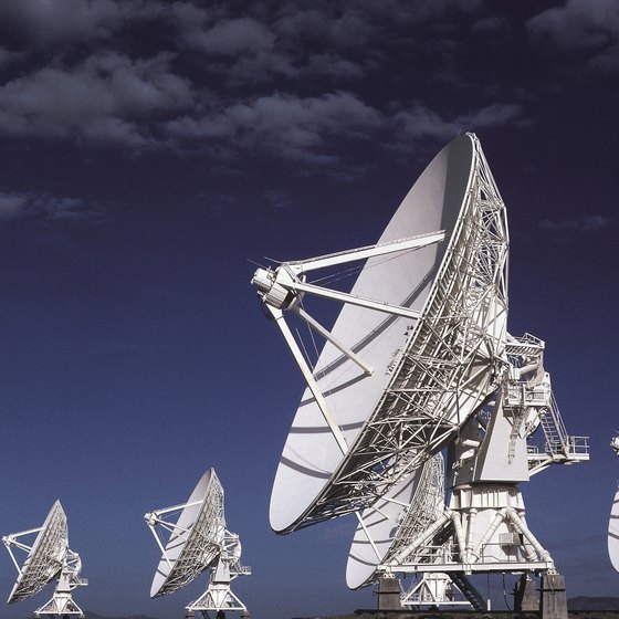 The Socorro region is home to the world's most famous radio telescopes, known as the Very Large Array.