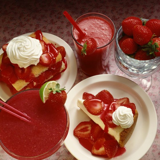 Sample classic and creative strawberry treats at the Long Grove Strawberry Festival.