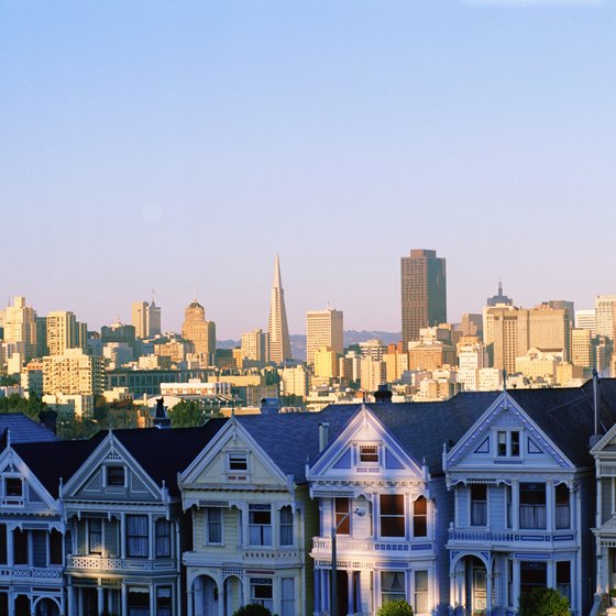 The Painted Ladies are just one of the many attractions you will see when you arrive in San Francisco from your road trip.