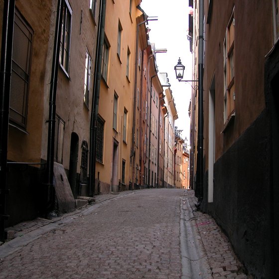 For tips on exploring the backstreets of Stockholm, pack guide books.