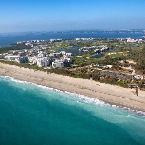 The Treasure Coast in Florida includes many beautiful oceanfront areas, like this one in Vero Beach.