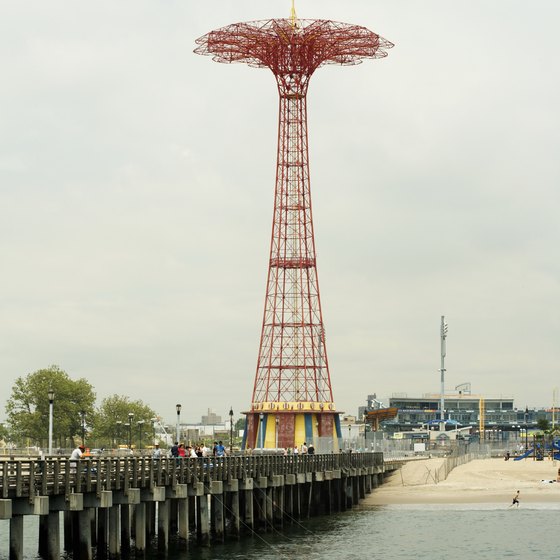 The Parachute Jump lives on as a landmark in Coney Island.
