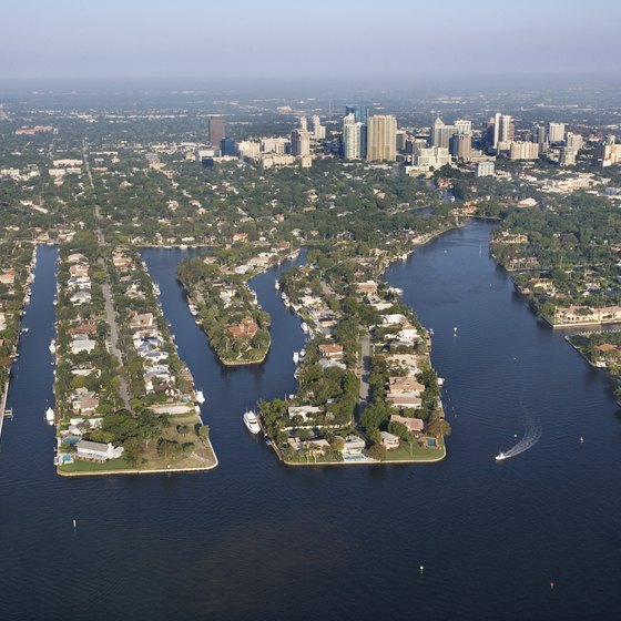 Fort Lauderdale is on the Atlantic coast of Florida, north of Miami.