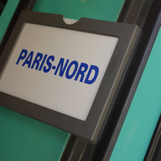 Trains to Paris arrive at different stations depending on their provenence; Netherlands trains pull into Paris Nord.