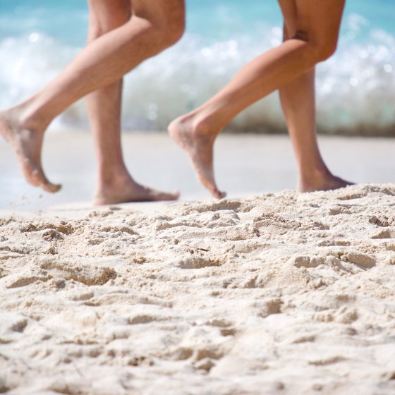 Feel some sand between your toes at a couples-only resort.