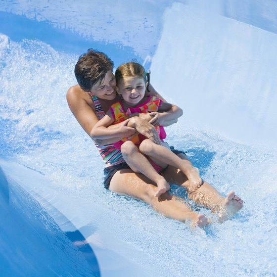 Disney water parks offer welcome relief from the July heat but are usually crowded.