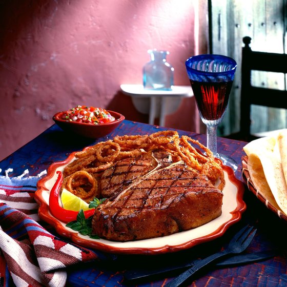 Several Fayetteville restaurants specialize in fresh-cut steaks.