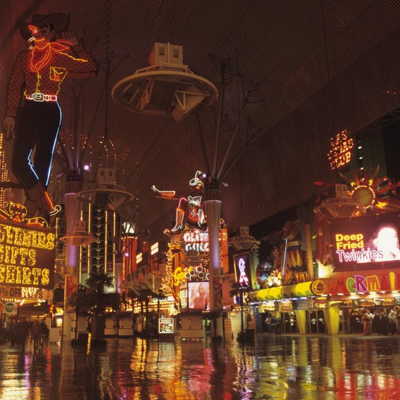 Fremont Street in Las Vegas is less than 10 minutes from the Strip.