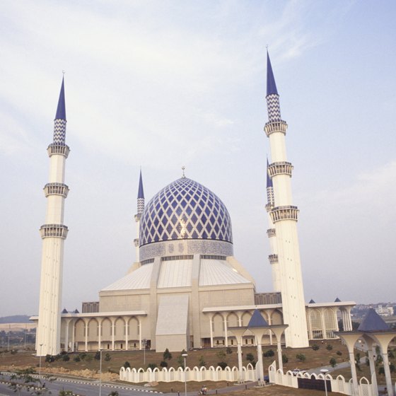 The blue mosque is one of Shah Alam's most notable landmarks.