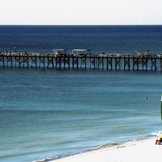 The white-sand beaches of Naples, Florida, attract vacationers year-round.
