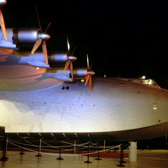 The massive "Spruce Goose" is a major attraction at McMinnville's Evergreen Museum.