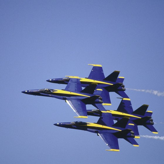 See the Blue Angels perform breathtaking aerial stunts near Pensacola.
