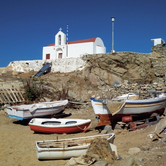 Mykonos is home to more than 250 churches.