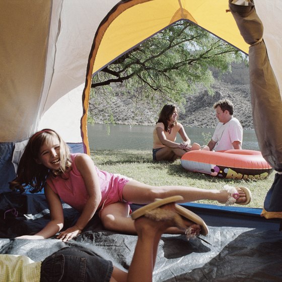 Michigan offers camping on a number of its scenic rivers.