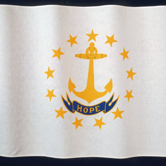 Rhode Island's nautical influence appears in cultural icons, such as the state flag.