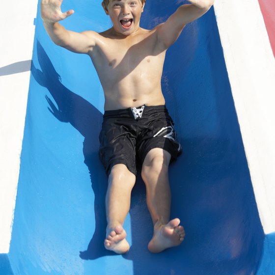 Families can ride and slide at one of many water parks scattered throughout New York State.